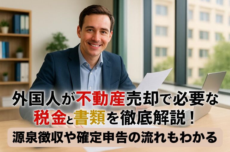 06 外国人 不動産売却 税金